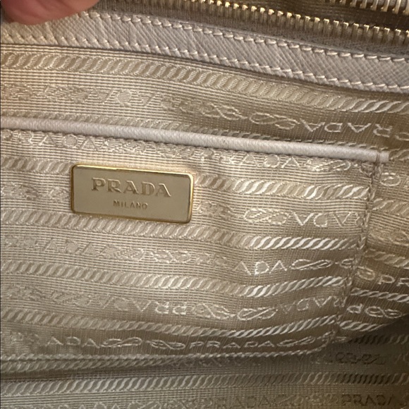 Prada Gray Galleria Saffiano Leather Tote Bag - Picture 10 of 16